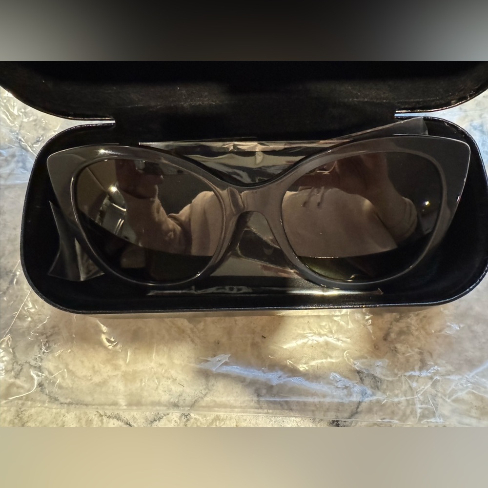 Coach cat eye sunglasses Black/Grey gradient polar